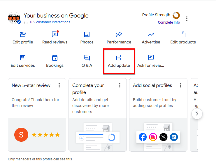 Use Google Posts for Roofing Updates