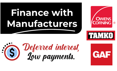roofing manufacturers created their own financing programs