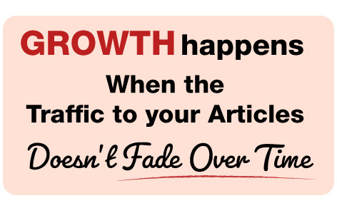 You want the traffic of your blog to peek but recover from the dip and continue to go up
