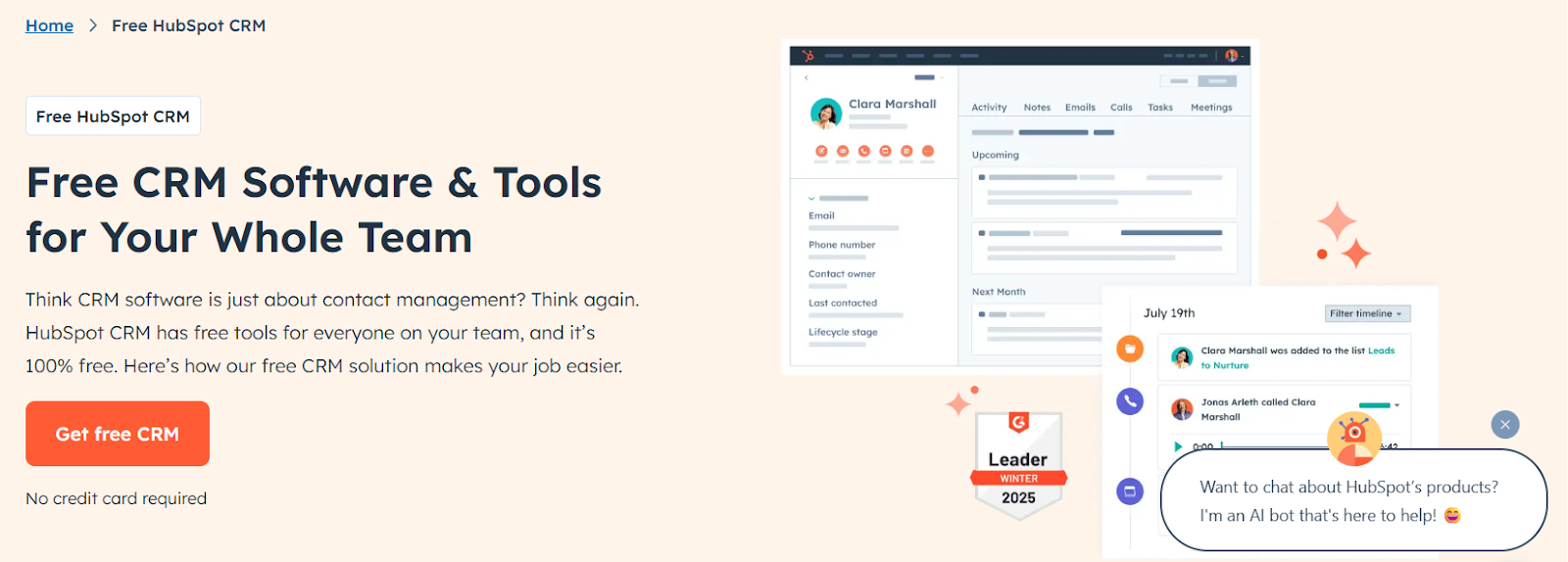  HubSpot Free CRM: Manage Roofing Leads & Boost Sales Efficiency