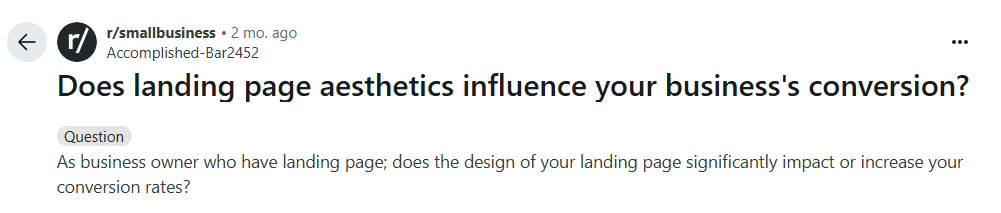 does a roofing landing page's aesthetics influence your business's conversion?