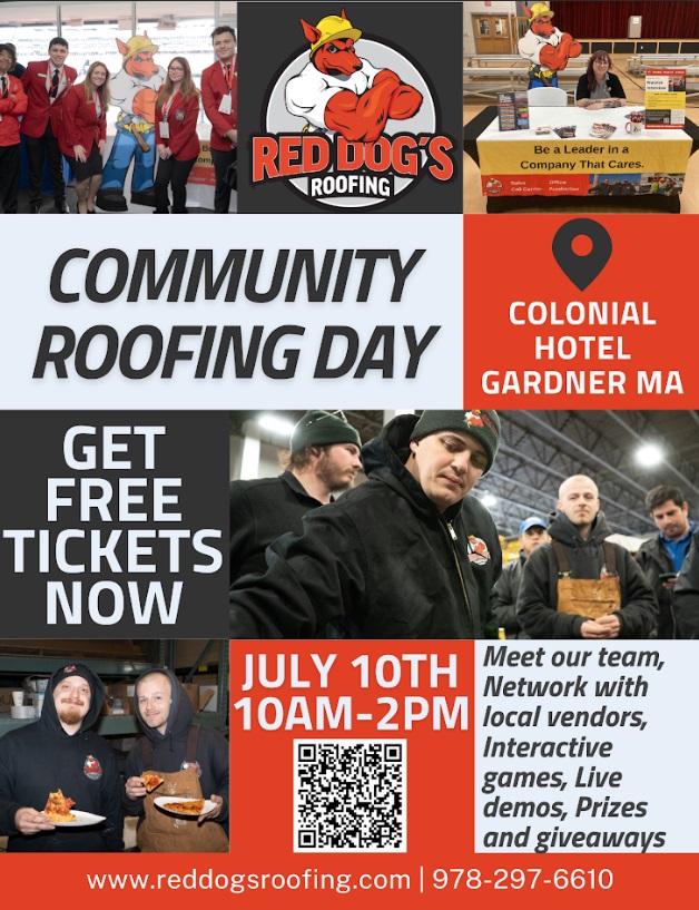 community roofing day event flyer