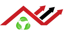 symbol of eco friendly and efficient energy roof solutions