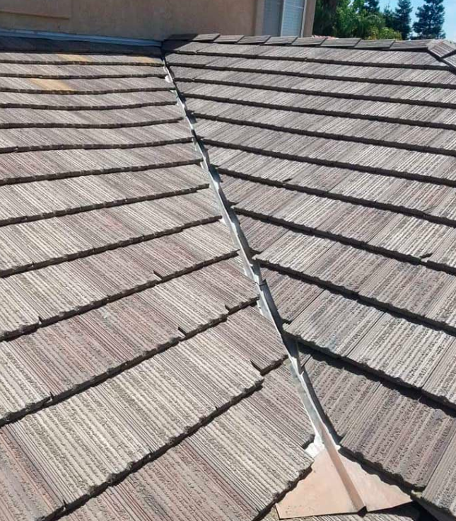 roof repaired